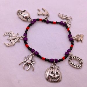 Kids Spooky Halloween Charm Bracelet